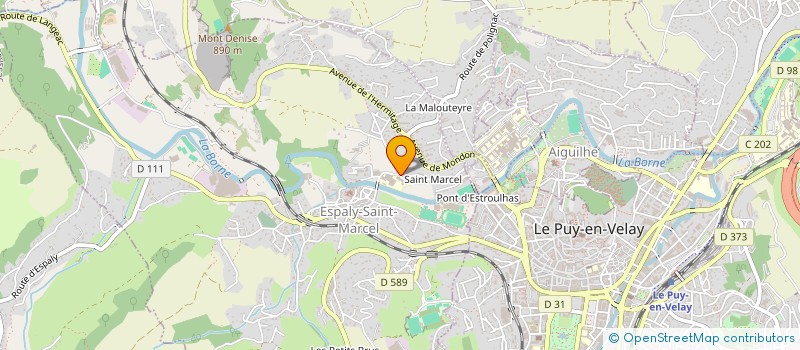 localisation de l'entreprise MAISON DES LYCEENS DU LP AUGUSTE AYMARD à ESPALY-SAINT-MARCEL