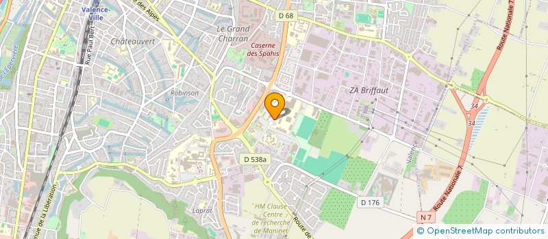 localisation de l'entreprise MAISON DES LYCEENS DU LYCEE ALGOUD-LAFFEMAS  VALENCE