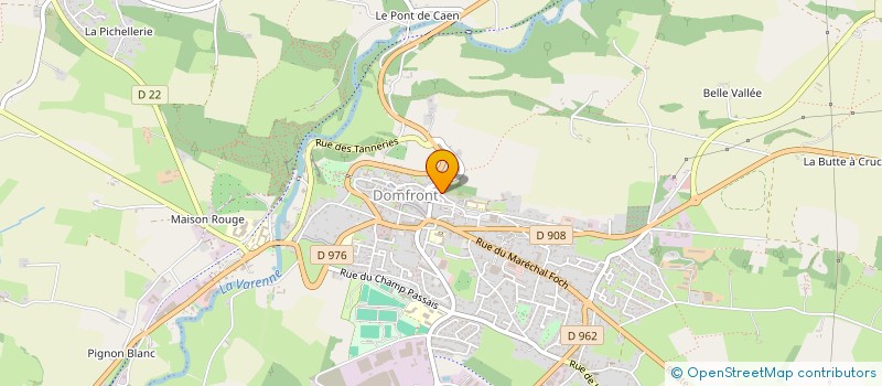 localisation de l'entreprise MAISON DES LYCEENS DU LYCEE AUGUSTE CHEVALIER DE DOMFRONT à DOMFRONT-EN-POIRAIE