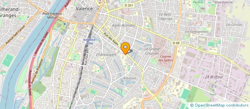 localisation de l'entreprise MAISON DES LYCEENS DU LYCEE CAMILLE VERNET à VALENCE