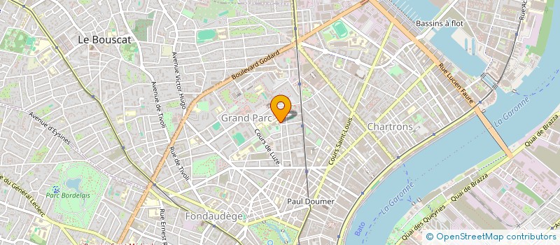 localisation de l'entreprise MAISON DES LYCEENS DU LYCEE CONDORCET DE BORDEAUX  BORDEAUX