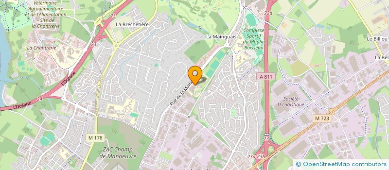 localisation de l'entreprise MAISON DES LYCEENS DU LYCEE DE CARQUEFOU  CARQUEFOU