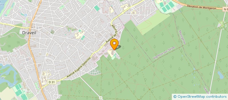 localisation de l'entreprise MAISON DES LYCEENS DU LYCEE DES METIERS NADAR à DRAVEIL