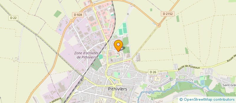 localisation de l'entreprise MAISON DES LYCEENS DU LYCEE DUHAMEL DU MONCEAU à PITHIVIERS