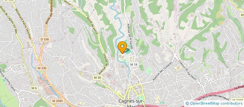 localisation de l'entreprise MAISON DES LYCEENS DU LYCEE ESCOFFIER à CAGNES SUR MER