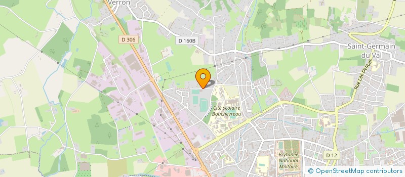 localisation de l'entreprise MAISON DES LYCEENS DU LYCEE ESTOURNELLES DE CONSTANT  LA FLECHE