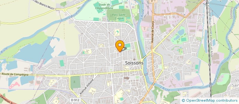 localisation de l'entreprise MAISON DES LYCEENS DU LYCEE GERARD DE NERVAL à SOISSONS