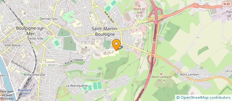 localisation de l'entreprise MAISON DES LYCEENS DU LYCEE GIRAUX SANNIER  SAINT-MARTIN-BOULOGNE