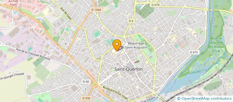localisation de l'entreprise MAISON DES LYCEENS DU LYCEE HENRI MARTIN à SAINT-QUENTIN