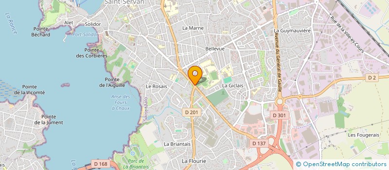 localisation de l'entreprise MAISON DES LYCEENS DU LYCEE JACQUES CARTIER  SAINT-MALO