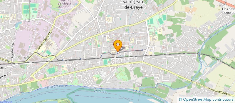 localisation de l'entreprise MAISON DES LYCEENS DU LYCEE JACQUES MONOD à SAINT-JEAN-DE-BRAYE