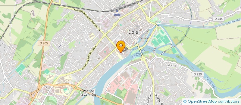 localisation de l'entreprise MAISON DES LYCEENS DU LYCEE JACQUES PREVERT DE DOLE (MDL) à DOLE