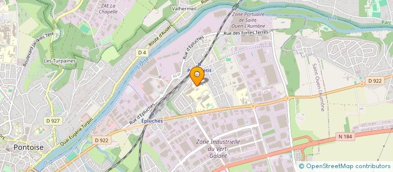 localisation de l'entreprise MAISON DES LYCEENS DU LYCEE JEAN PERRIN SOA  SAINT-OUEN-L'AUMONE