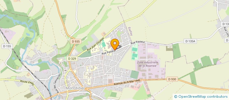 localisation de l'entreprise MAISON DES LYCEENS DU LYCEE JEAN RACINE  MONTDIDIER