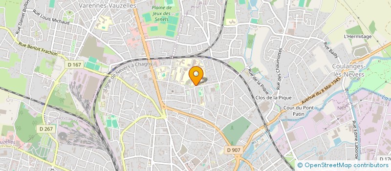 localisation de l'entreprise MAISON DES LYCEENS DU LYCEE JULES RENARD  NEVERS