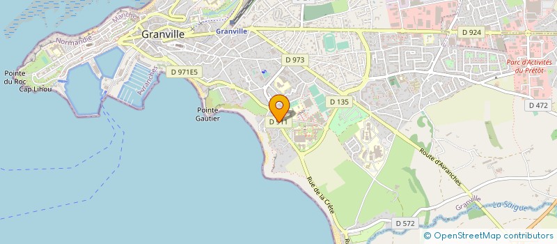 localisation de l'entreprise MAISON DES LYCEENS DU LYCEE LA MORANDIERE  GRANVILLE