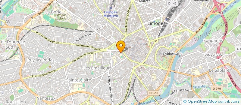 localisation de l'entreprise MAISON DES LYCEENS DU LYCEE LEONARD LIMOSIN à LIMOGES