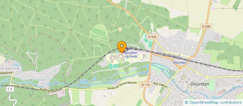 localisation de l'entreprise MAISON DES LYCEENS DU LYCEE NIKOLA TESLA  DOURDAN