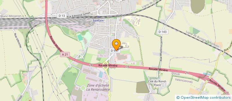 localisation de l'entreprise MAISON DES LYCEENS DU LYCEE PASTEUR DE SOMAIN  SOMAIN