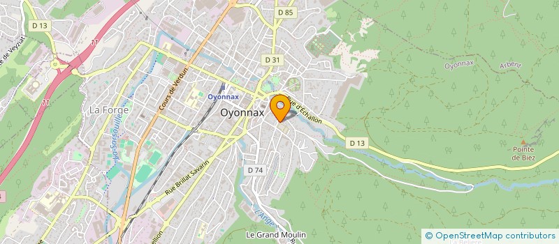 localisation de l'entreprise MAISON DES LYCEENS DU LYCEE PAUL PAINLEVE à OYONNAX