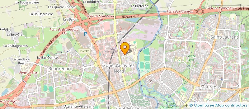 localisation de l'entreprise MAISON DES LYCEENS DU LYCEE PIERRE MENDES FRANCE  RENNES