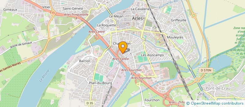localisation de l'entreprise MAISON DES LYCEENS DU LYCEE PRIVAT à ARLES