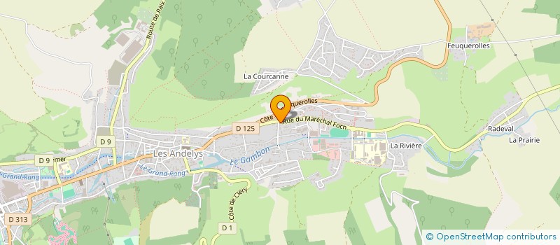 localisation de l'entreprise MAISON DES LYCEENS DU LYCEE PROFESSIONNEL, GENERAL ET TECHNOLOGIQUE JEAN MOULIN DES ANDELYS à LES ANDELYS