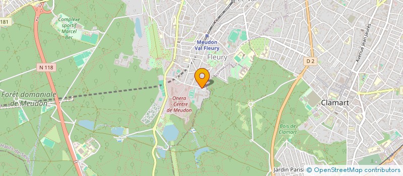localisation de l'entreprise MAISON DES LYCEENS DU LYCEE RABELAIS  MEUDON