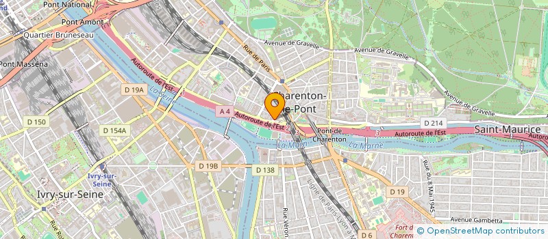 localisation de l'entreprise MAISON DES LYCEENS DU LYCEE ROBERT SCHUMAN  CHARENTON-LE-PONT