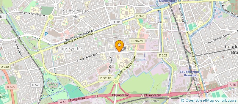 localisation de l'entreprise MAISON DES LYCEENS ET DES ETUDIANTS à DUNKERQUE
