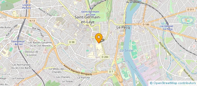 localisation de l'entreprise MAISON DES LYCEENS ET DES ETUDIANTS  SAINT-GERMAIN-EN-LAYE