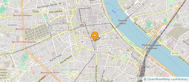 localisation de l'entreprise MAISON DES LYCEENS ET DES PREPAS DU LYCEE MONTAIGNE BORDEAUX (MDLP)  BORDEAUX