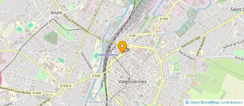 localisation de l'entreprise MAISON DES LYCEENS ET ETUDIANTS DU LYCEE HENRI WALLON DE VALENCIENNES  VALENCIENNES