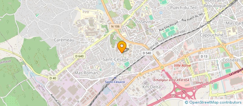 localisation de l'entreprise MAISON DES LYCEENS LP GASTON DARBOUX  NIMES