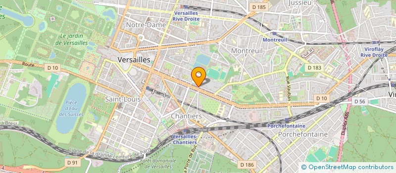 localisation de l'entreprise MAISON DES LYCEENS LYCEE LA BRUYERE à VERSAILLES