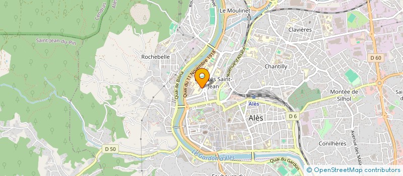 localisation de l'entreprise MAISON DES LYCEENS ( M D L )  ALES