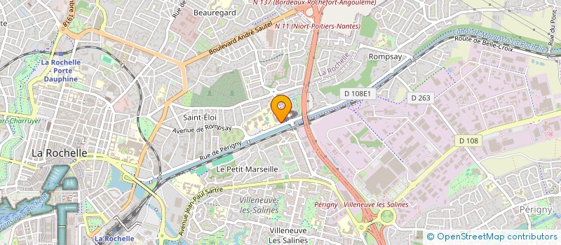 localisation de l'entreprise MAISON DES LYCEENS (MDI) DU LYCEE PIERRE DORIOLE A LA ROCHELLE  LA ROCHELLE