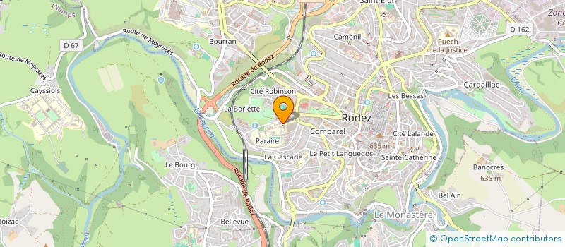 localisation de l'entreprise MAISON DES LYCEENS (MDL) DES LYCEES FERDINAND FOCH A RODEZ  RODEZ