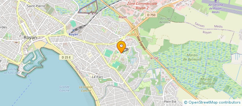 localisation de l'entreprise MAISON DES LYCEENS (MDL) DU LYCEE CORDOUAN  ROYAN