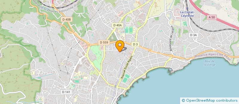 localisation de l'entreprise MAISON DES LYCEENS (MDL) DU LYCEE DE LA MEDITERRANEE  LA CIOTAT