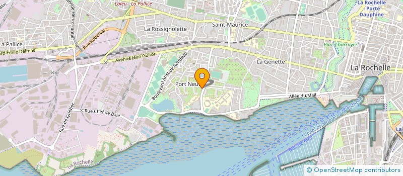 localisation de l'entreprise MAISON DES LYCEENS SAINT EXUPERY  LA ROCHELLE