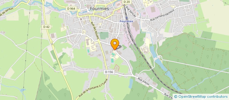 localisation de l'entreprise MAISON DES LYCEENS SAINT PIERRE FOURMIES  FOURMIES