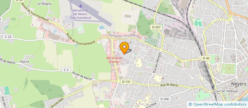localisation de l'entreprise MAISON DES MONTOTS à NEVERS