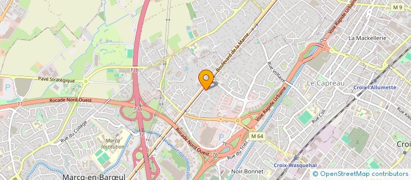 localisation de l'entreprise MAISON DES MOTS SARL  WASQUEHAL