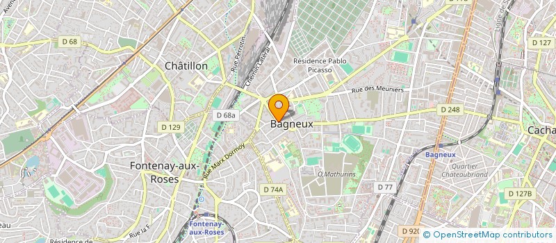 localisation de l'entreprise MAISON DES OUVRIERS QUALIFIES à BAGNEUX