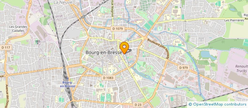 localisation de l'entreprise MAISON DES PARENTALITES DE L'AIN à BOURG-EN-BRESSE