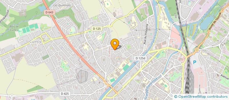 localisation de l'entreprise MAISON DES POTES DU DOUAISIS à DOUAI
