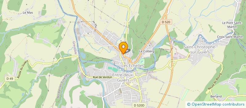 localisation de l'entreprise MAISON DES PRATIQUES ARTISTIQUES TOUS AZIMUTS (MAISON PRATAZ) à LES ECHELLES