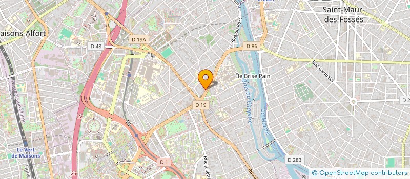 localisation de l'entreprise MAISON DES PRATIQUES DE SANTE  CRETEIL