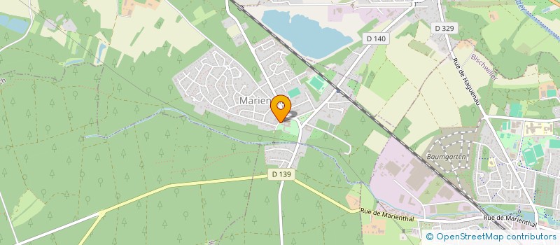 localisation de l'entreprise MAISON DES PRETRES  HAGUENAU